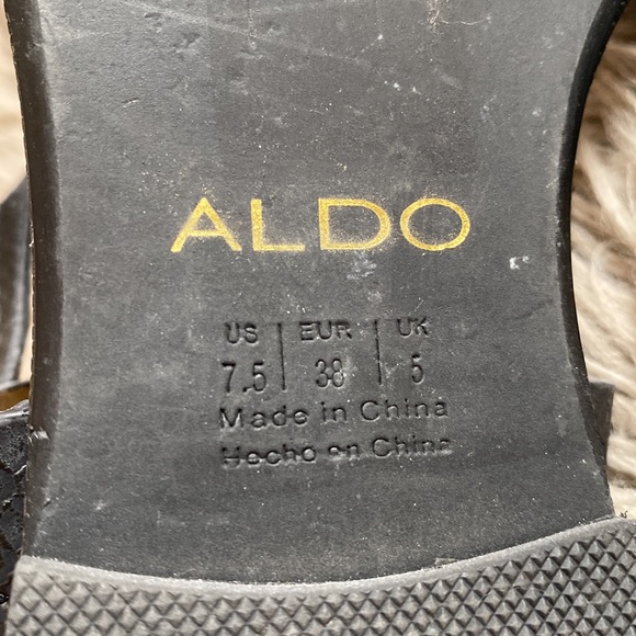 Aldo Sandals size 7.5 US/38 EUR - Picture 4 of 4